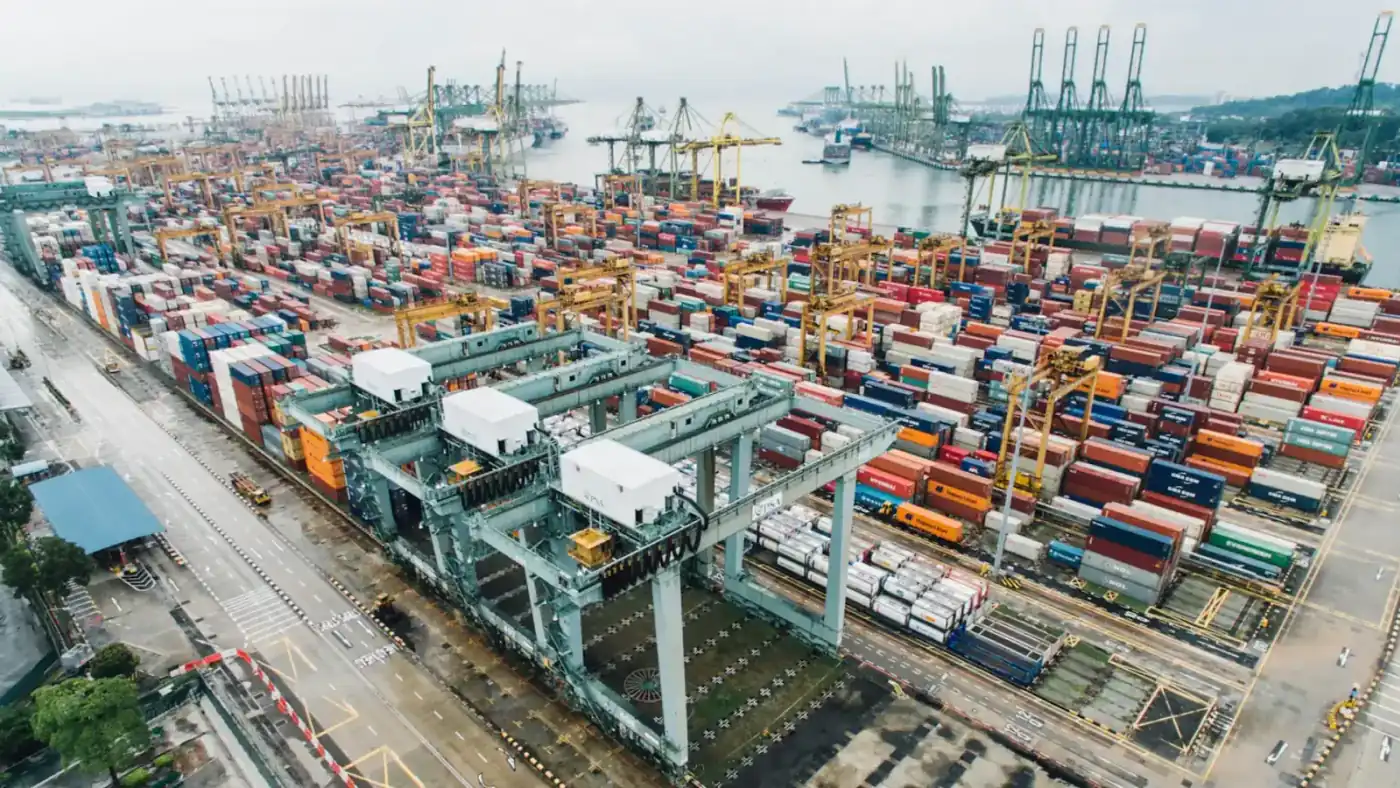 Global container terminal operations for international trade